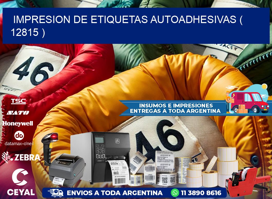 IMPRESION DE ETIQUETAS AUTOADHESIVAS ( 12815 )