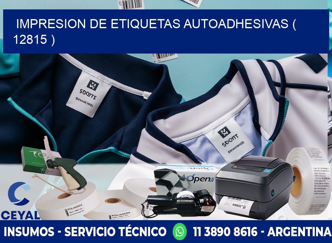 IMPRESION DE ETIQUETAS AUTOADHESIVAS ( 12815 )