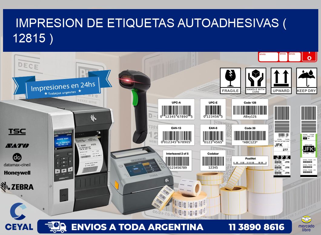 IMPRESION DE ETIQUETAS AUTOADHESIVAS ( 12815 )