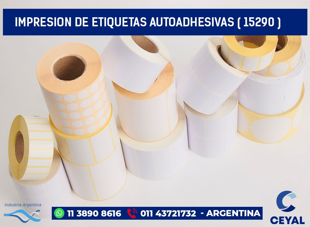 IMPRESION DE ETIQUETAS AUTOADHESIVAS ( 15290 )