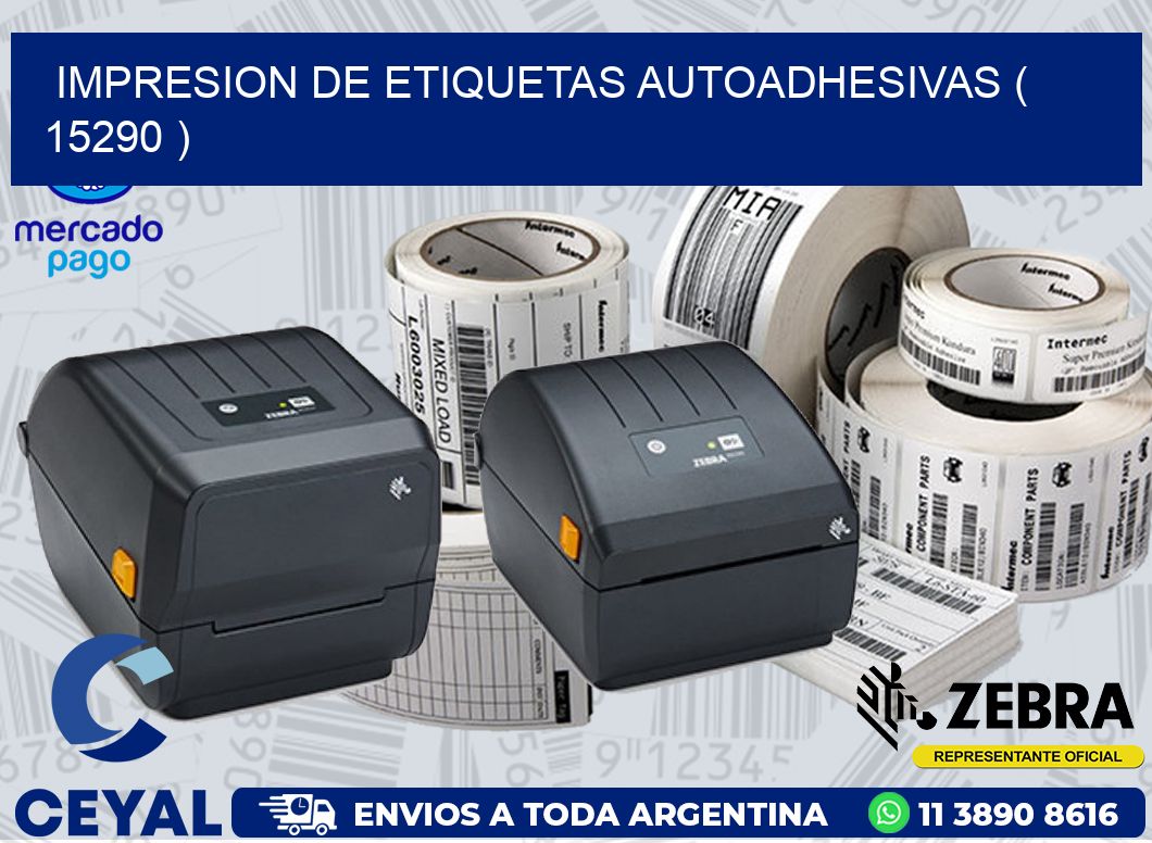 IMPRESION DE ETIQUETAS AUTOADHESIVAS ( 15290 )