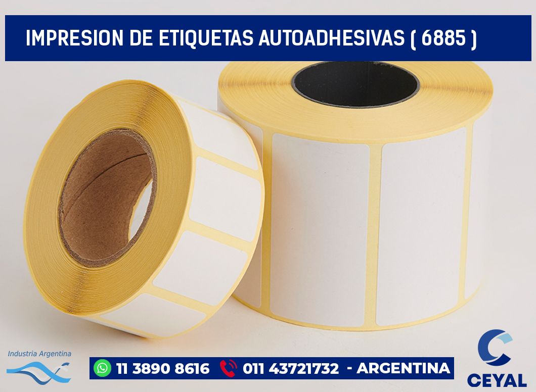 IMPRESION DE ETIQUETAS AUTOADHESIVAS ( 6885 )