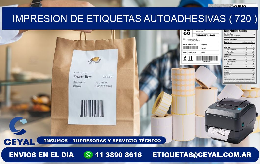 IMPRESION DE ETIQUETAS AUTOADHESIVAS ( 720 )