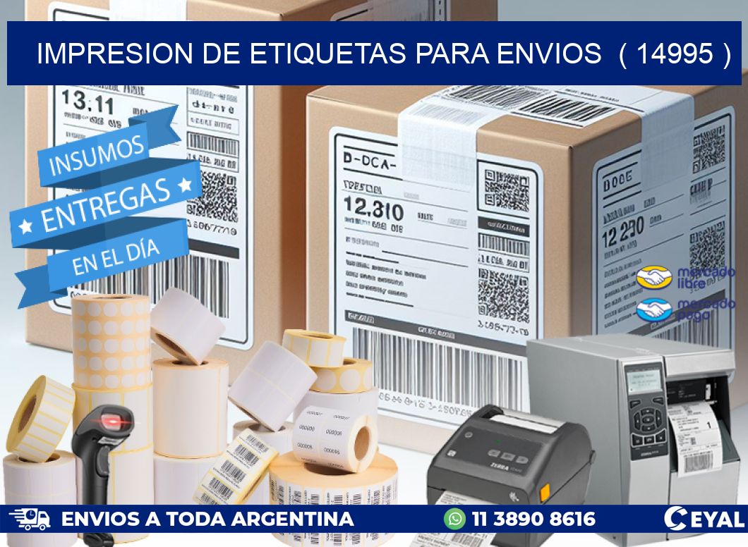IMPRESION DE ETIQUETAS PARA ENVIOS  ( 14995 )