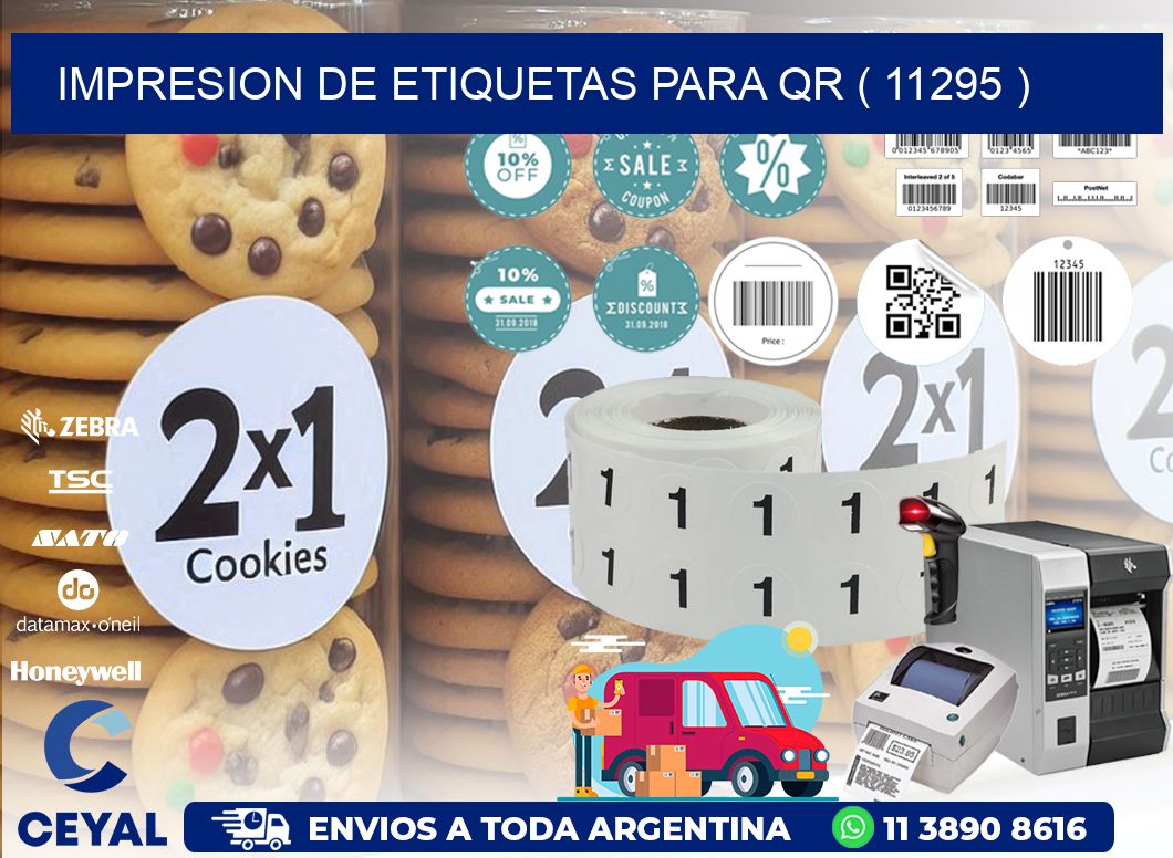 IMPRESION DE ETIQUETAS PARA QR ( 11295 )