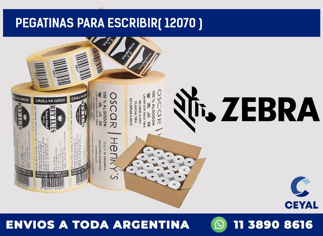 PEGATINAS PARA ESCRIBIR( 12070 )