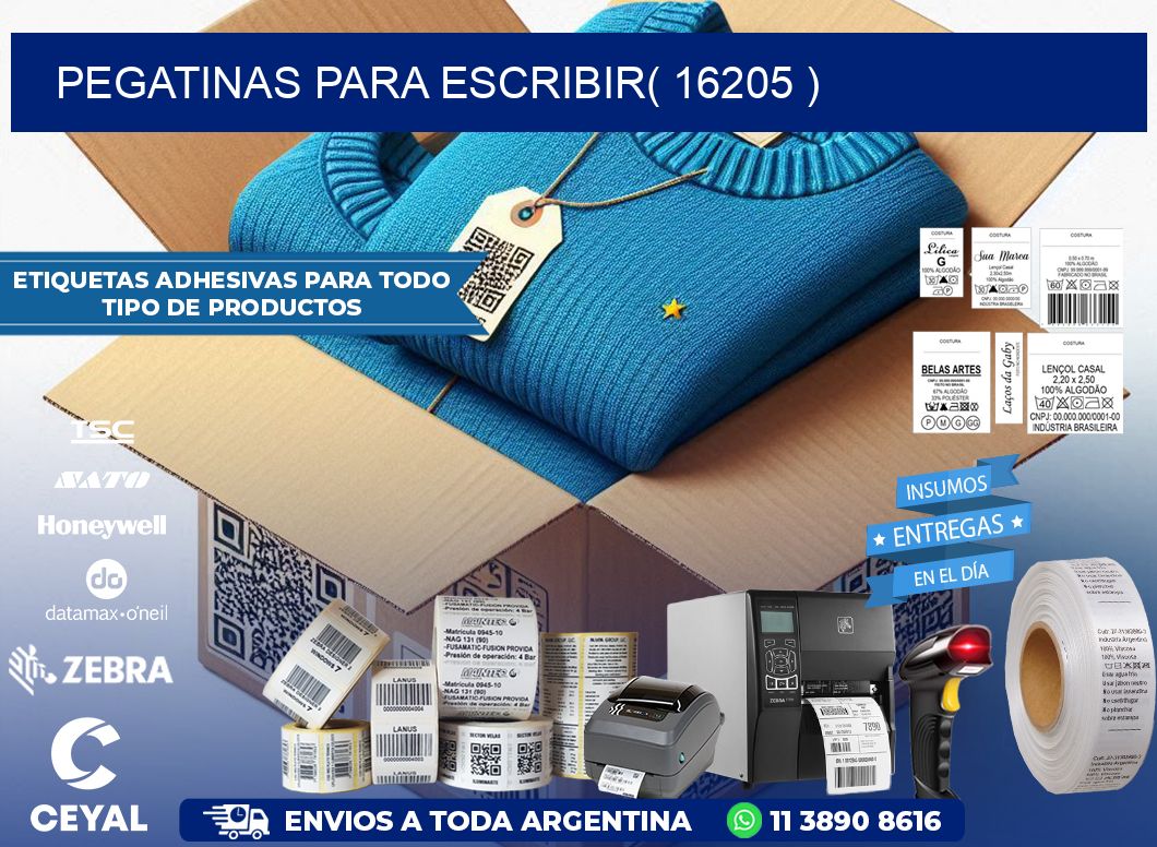 PEGATINAS PARA ESCRIBIR( 16205 )