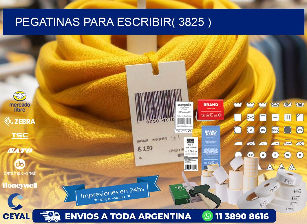 PEGATINAS PARA ESCRIBIR( 3825 )