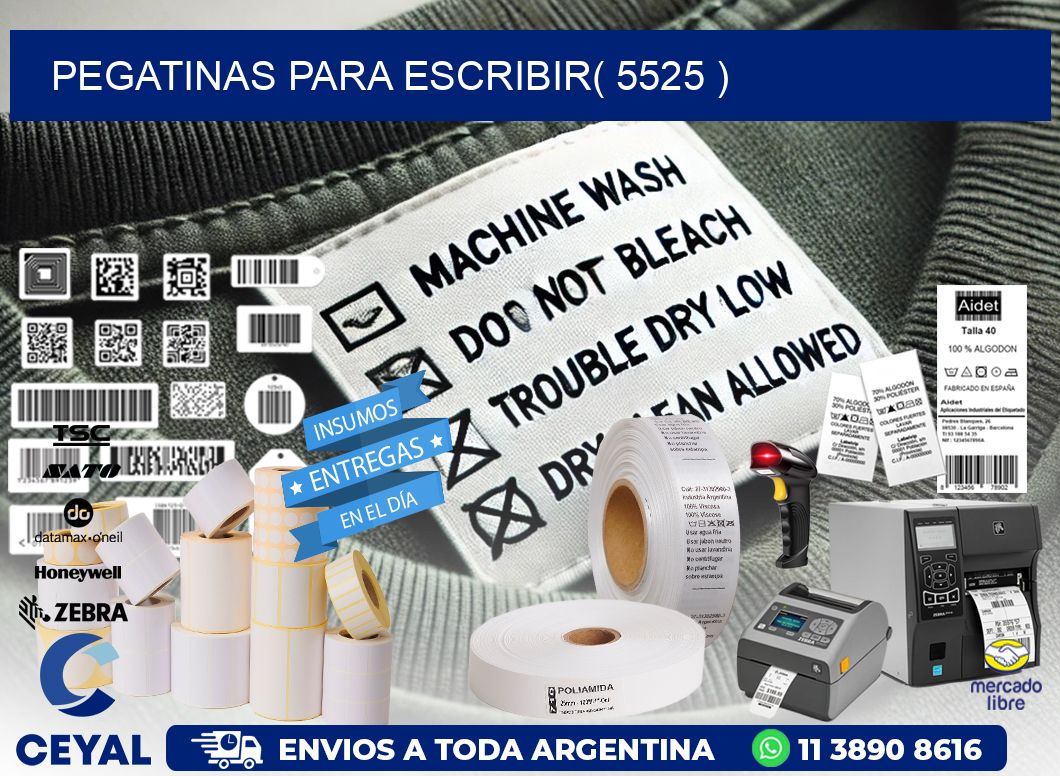 PEGATINAS PARA ESCRIBIR( 5525 )