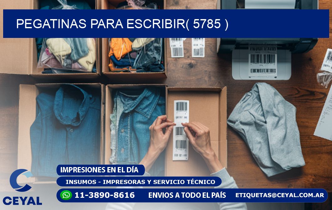 PEGATINAS PARA ESCRIBIR( 5785 )