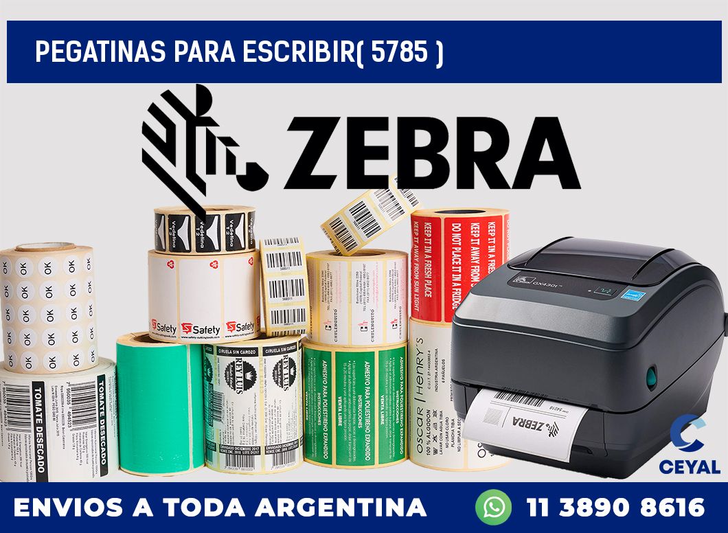 PEGATINAS PARA ESCRIBIR( 5785 )