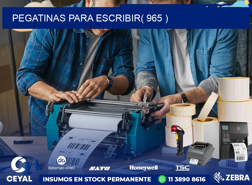 PEGATINAS PARA ESCRIBIR( 965 )