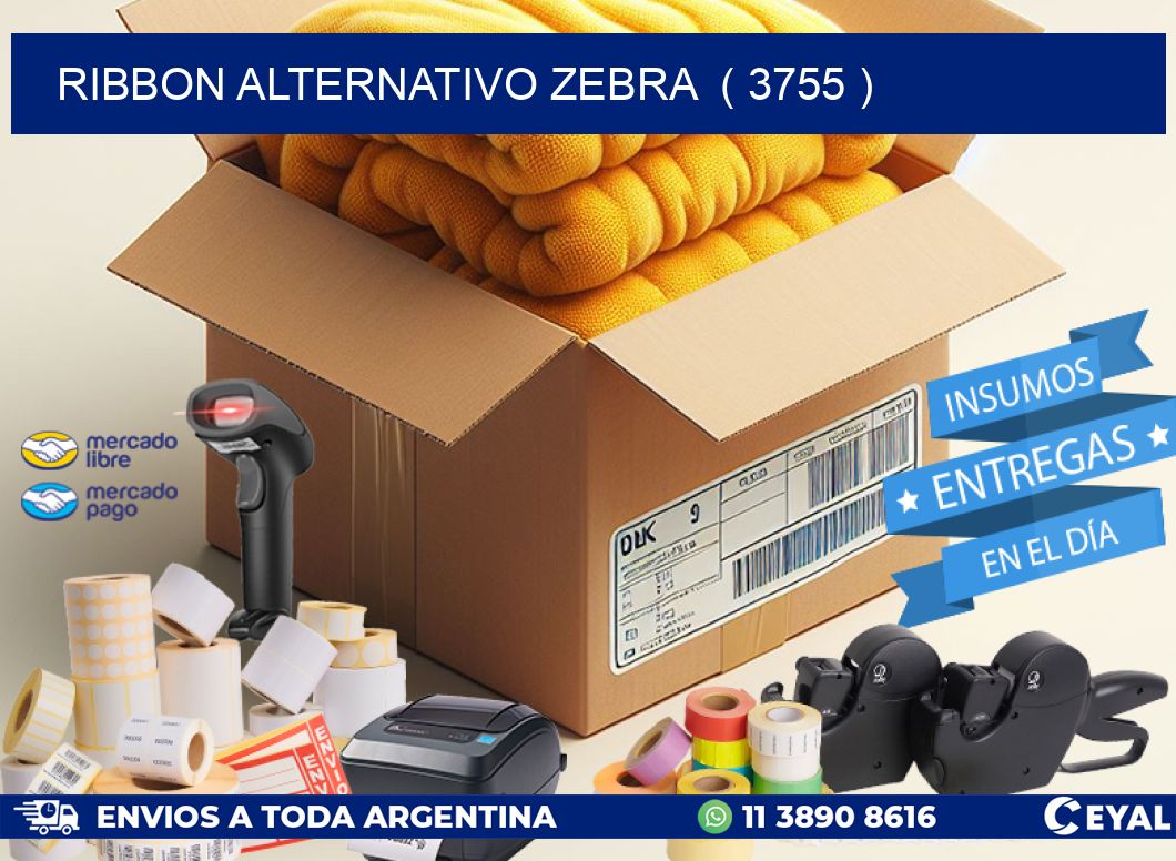 RIBBON ALTERNATIVO ZEBRA  ( 3755 )