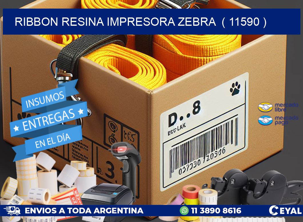 RIBBON RESINA IMPRESORA ZEBRA  ( 11590 )
