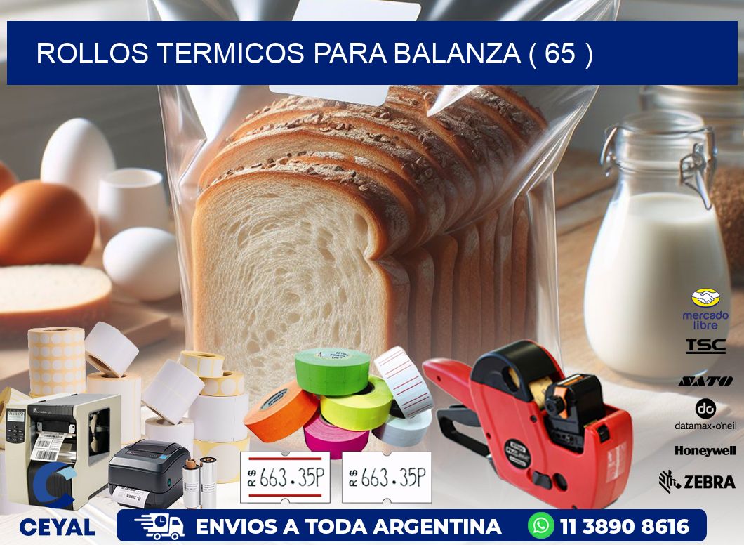 ROLLOS TERMICOS PARA BALANZA ( 65 )