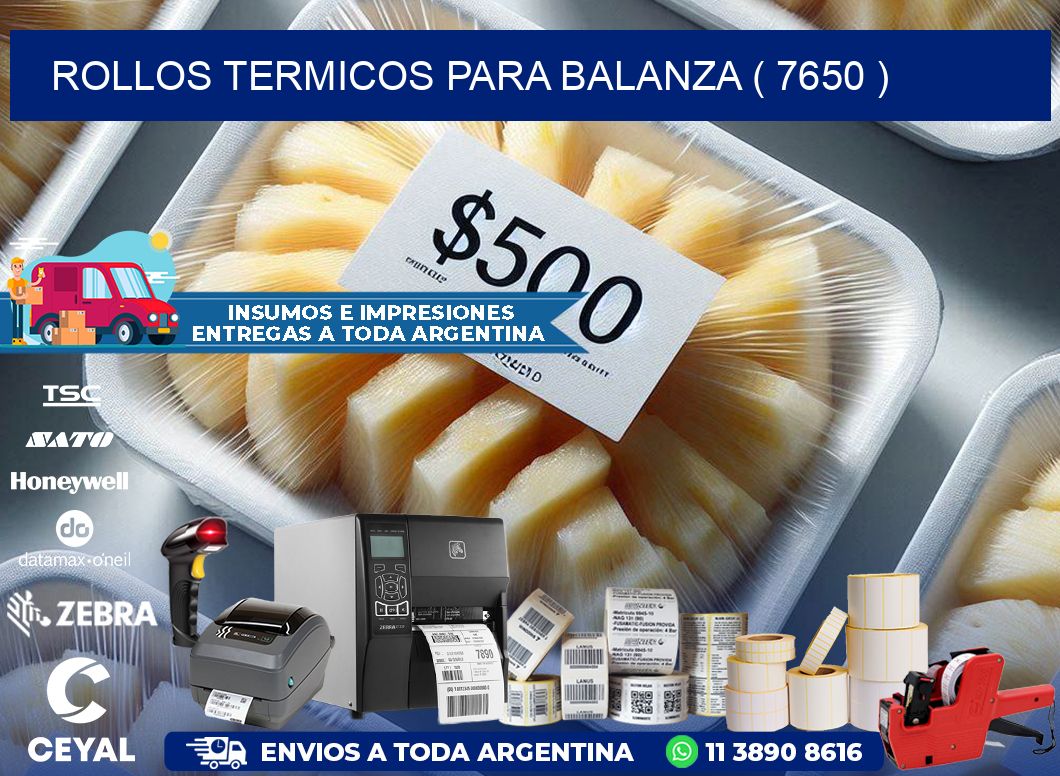ROLLOS TERMICOS PARA BALANZA ( 7650 )