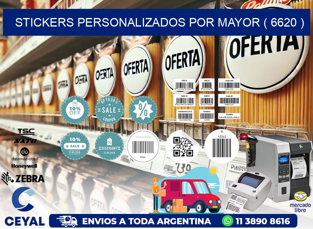 STICKERS PERSONALIZADOS POR MAYOR ( 6620 )