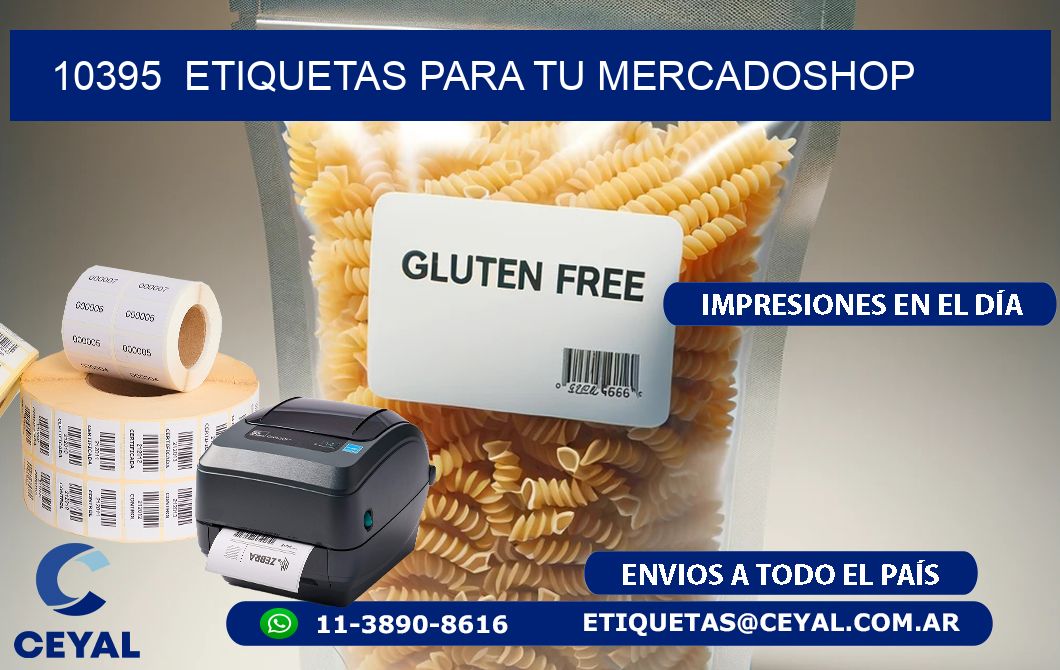 10395  ETIQUETAS PARA TU MERCADOSHOP