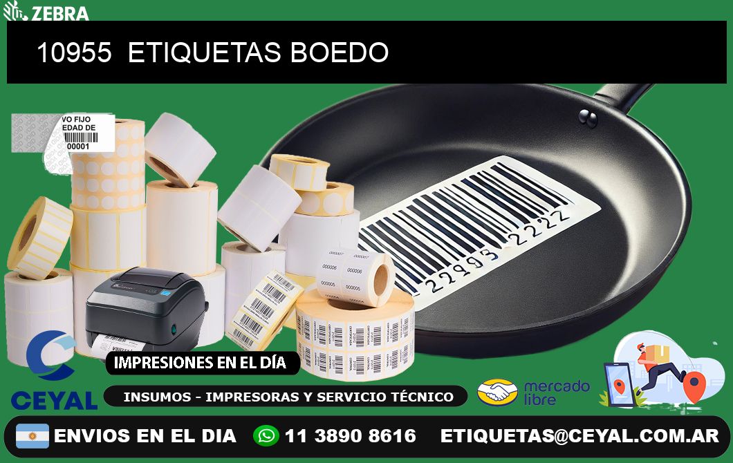 10955  ETIQUETAS BOEDO