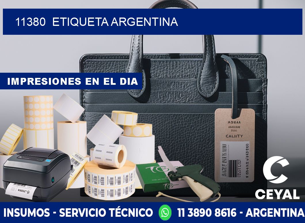 11380  ETIQUETA ARGENTINA