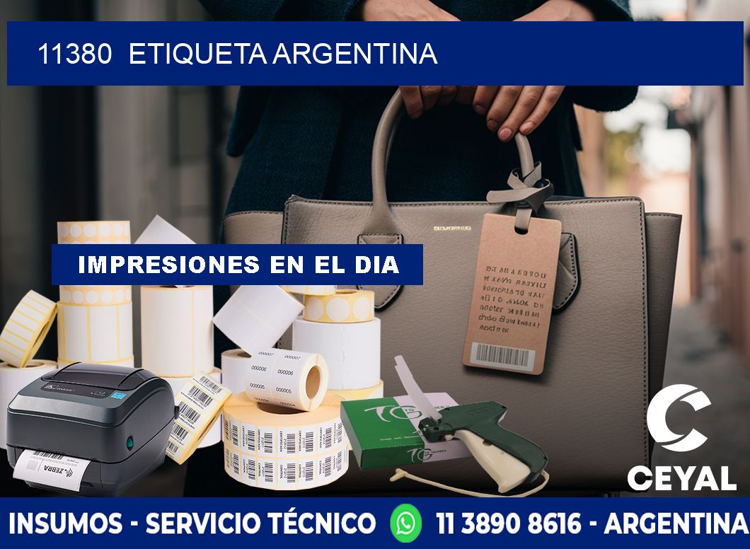 11380  ETIQUETA ARGENTINA