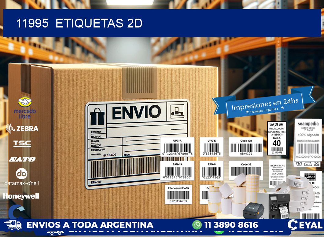 11995  ETIQUETAS 2D