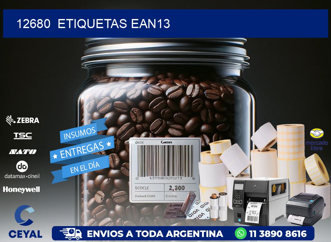 12680  ETIQUETAS EAN13