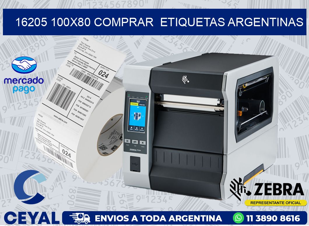 16205 100X80 COMPRAR  ETIQUETAS ARGENTINAS