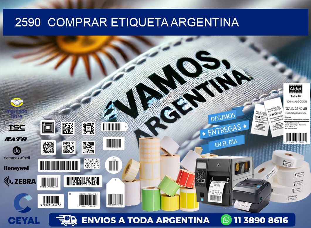 2590  COMPRAR ETIQUETA ARGENTINA