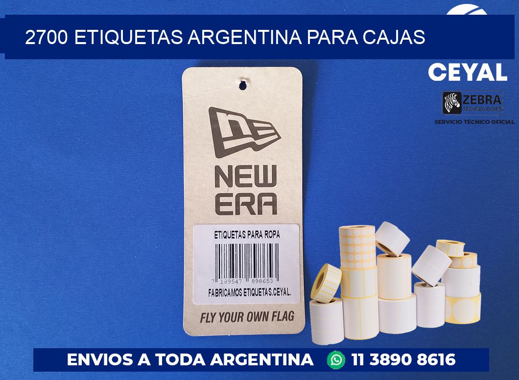 2700 ETIQUETAS ARGENTINA PARA CAJAS