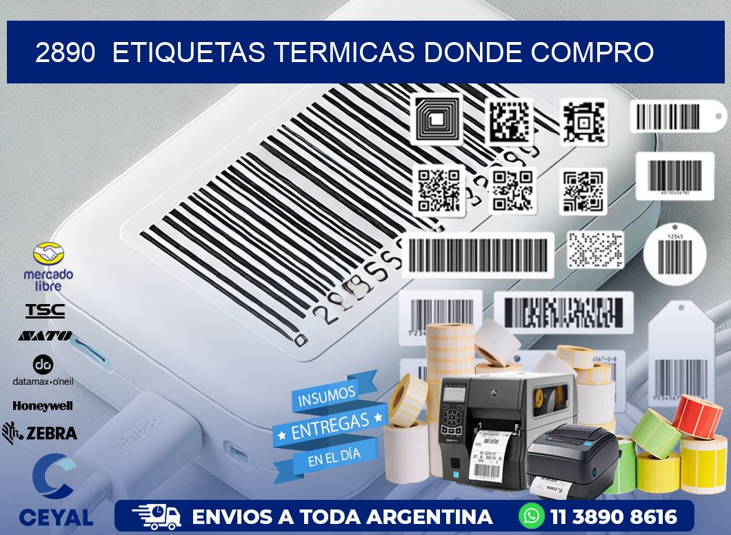 2890  ETIQUETAS TERMICAS DONDE COMPRO