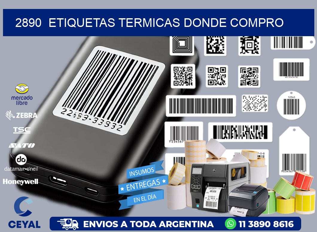2890  ETIQUETAS TERMICAS DONDE COMPRO