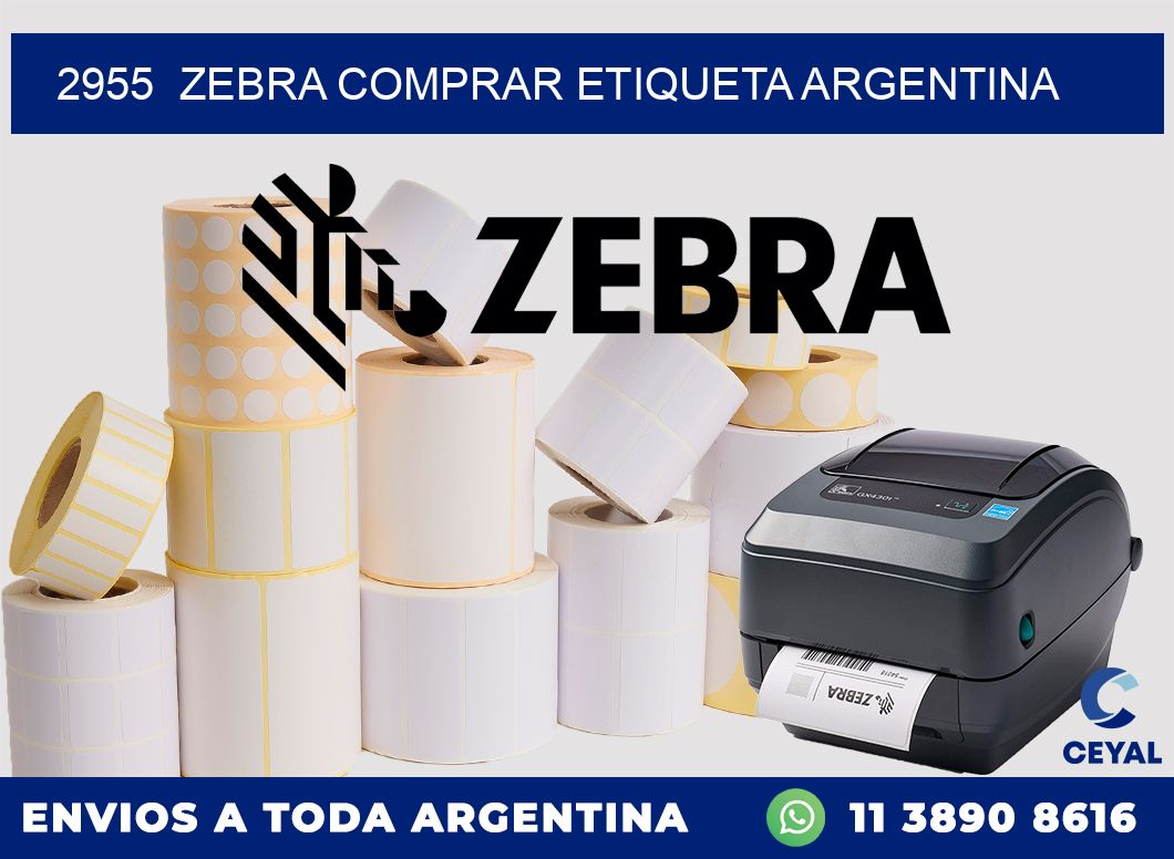 2955  ZEBRA COMPRAR ETIQUETA ARGENTINA