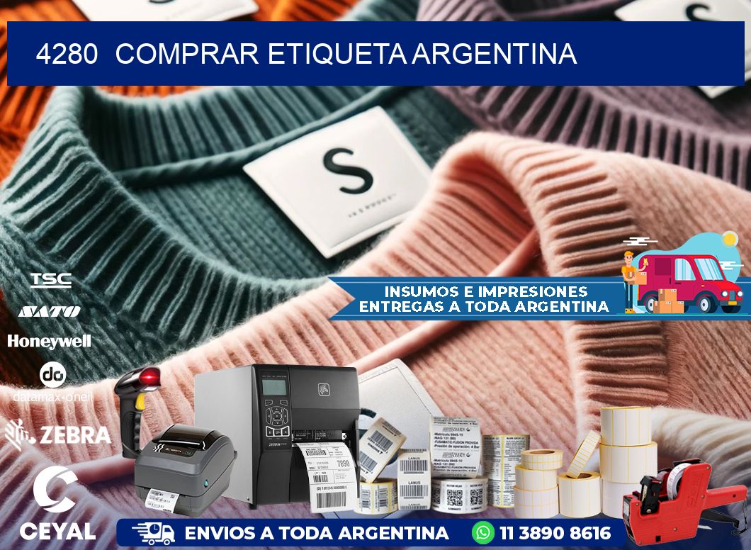 4280  COMPRAR ETIQUETA ARGENTINA