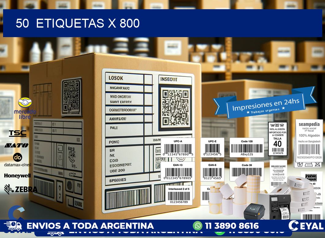 50  ETIQUETAS X 800