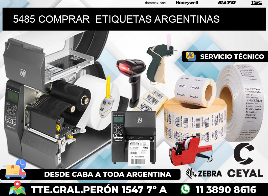 5485 COMPRAR ETIQUETAS ARGENTINAS
