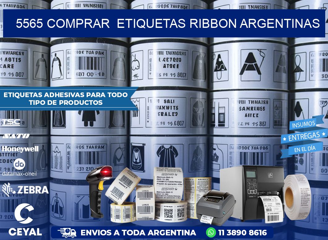 5565 COMPRAR  ETIQUETAS RIBBON ARGENTINAS