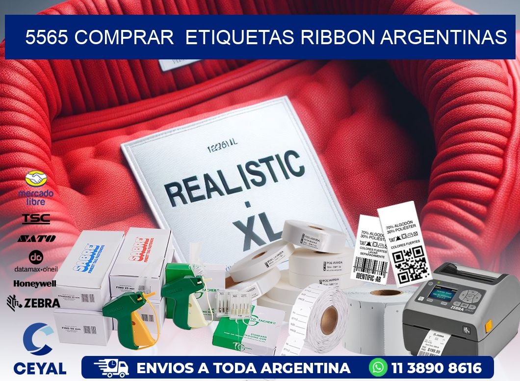 5565 COMPRAR  ETIQUETAS RIBBON ARGENTINAS