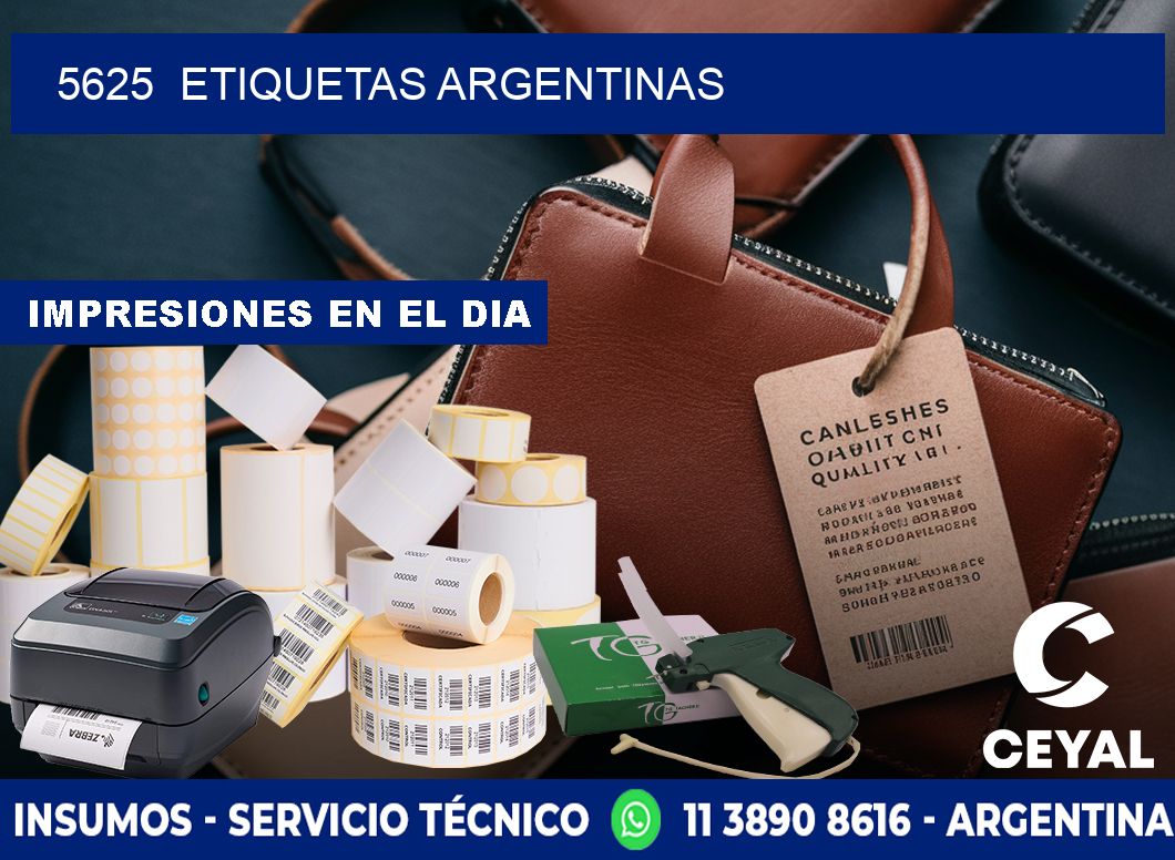 5625  ETIQUETAS ARGENTINAS