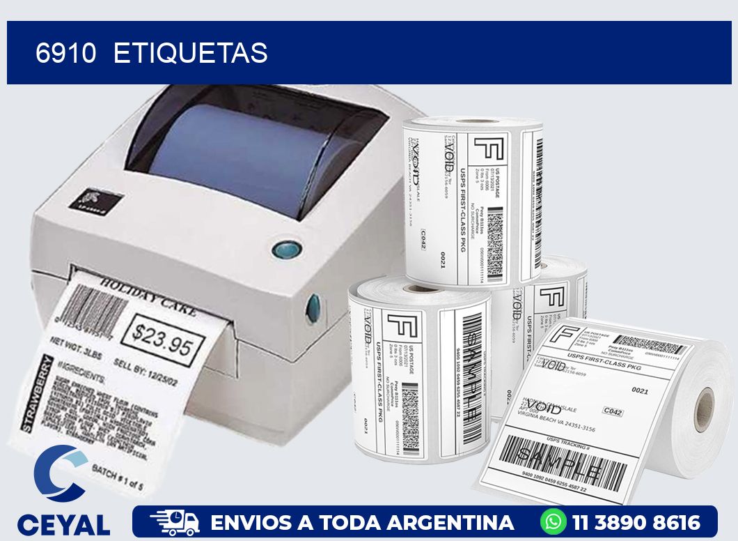 6910  ETIQUETAS