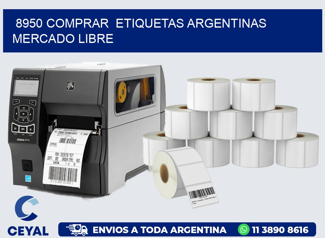 8950 COMPRAR  ETIQUETAS ARGENTINAS MERCADO LIBRE