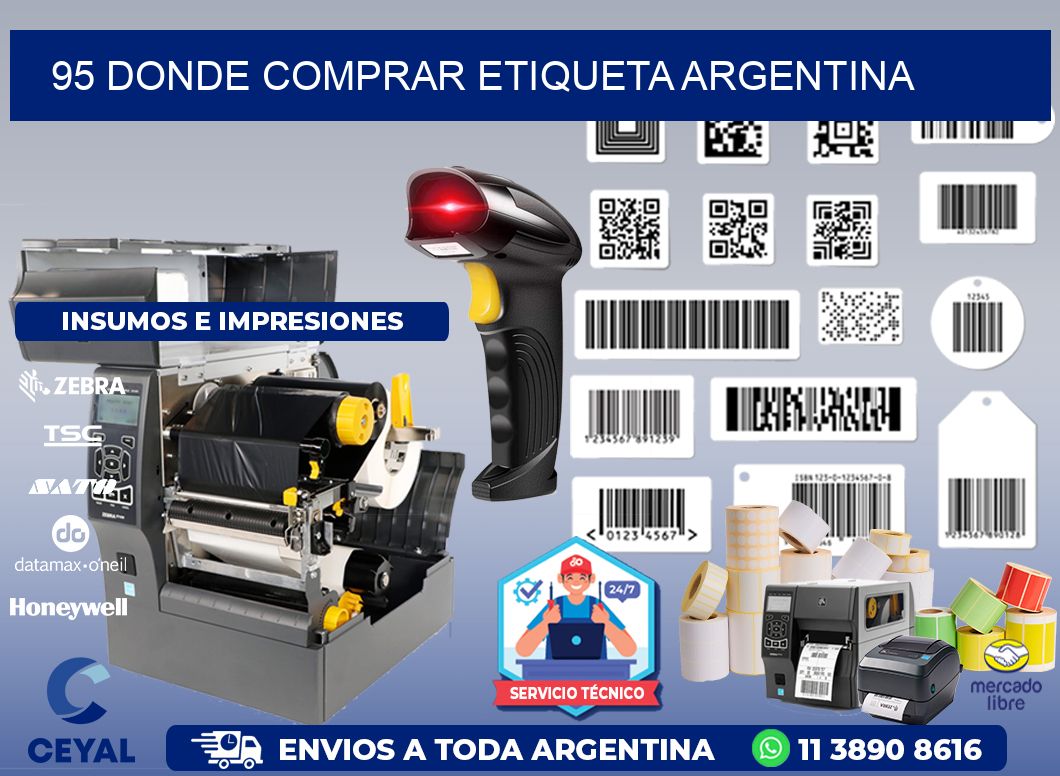 95 DONDE COMPRAR ETIQUETA ARGENTINA