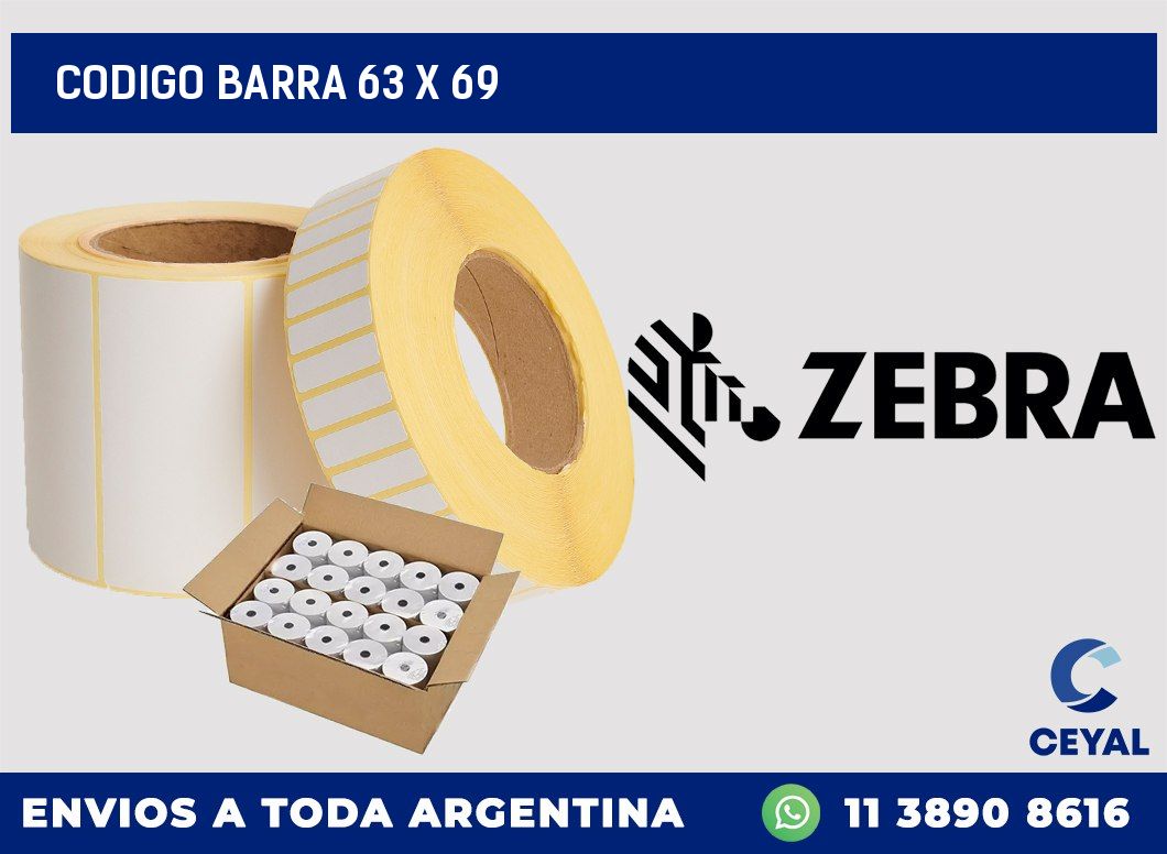 CODIGO BARRA 63 x 69