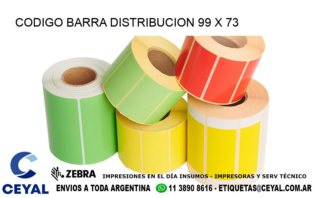 CODIGO BARRA DISTRIBUCION 99 x 73