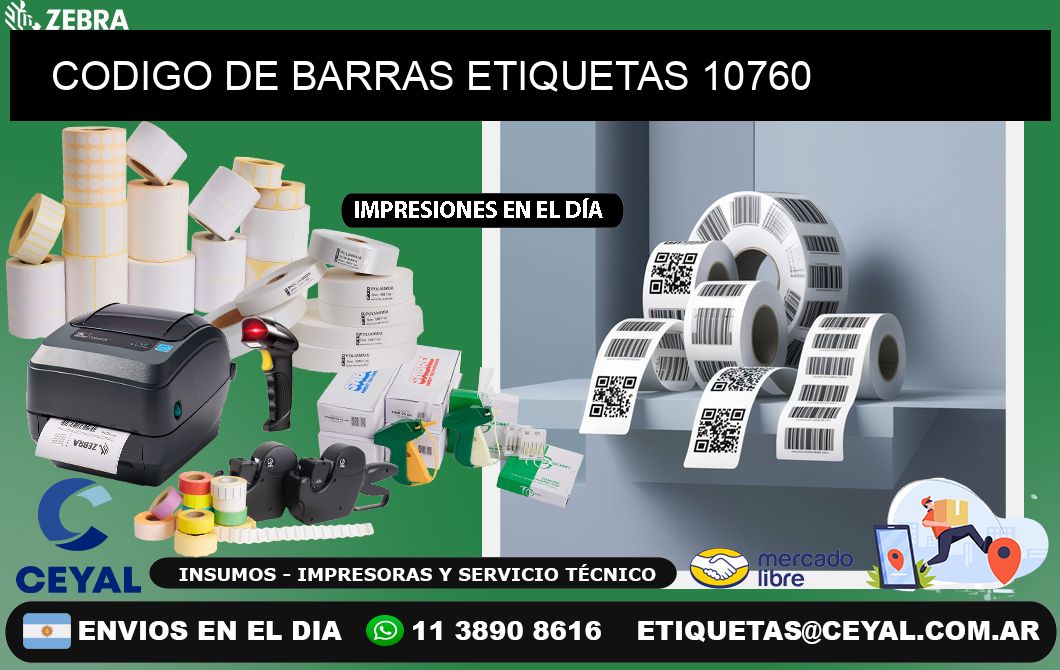 CODIGO DE BARRAS ETIQUETAS 10760