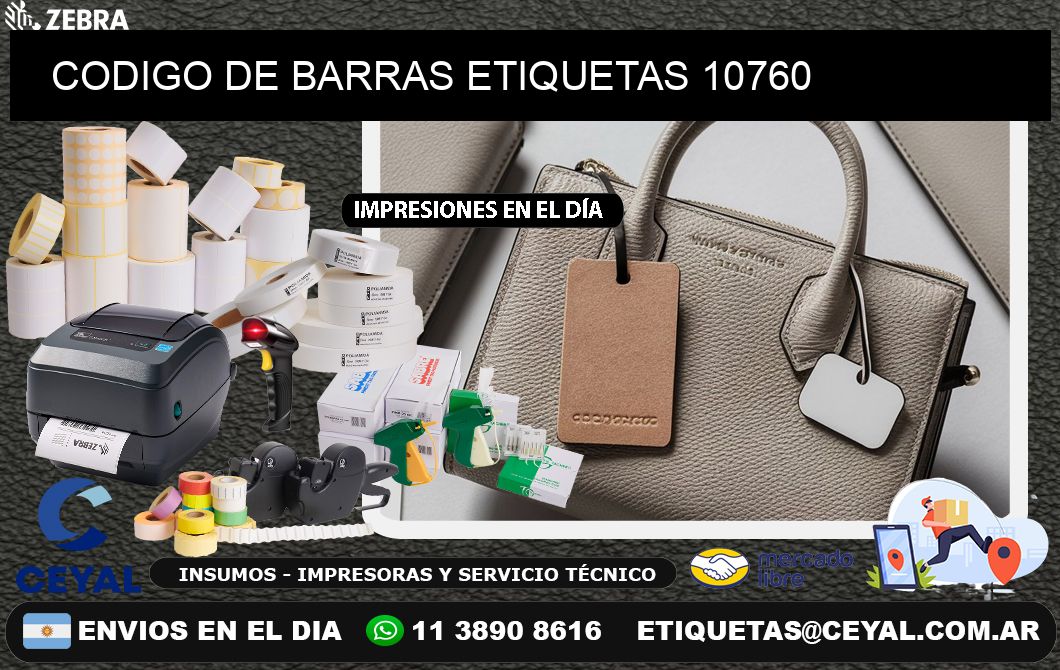 CODIGO DE BARRAS ETIQUETAS 10760