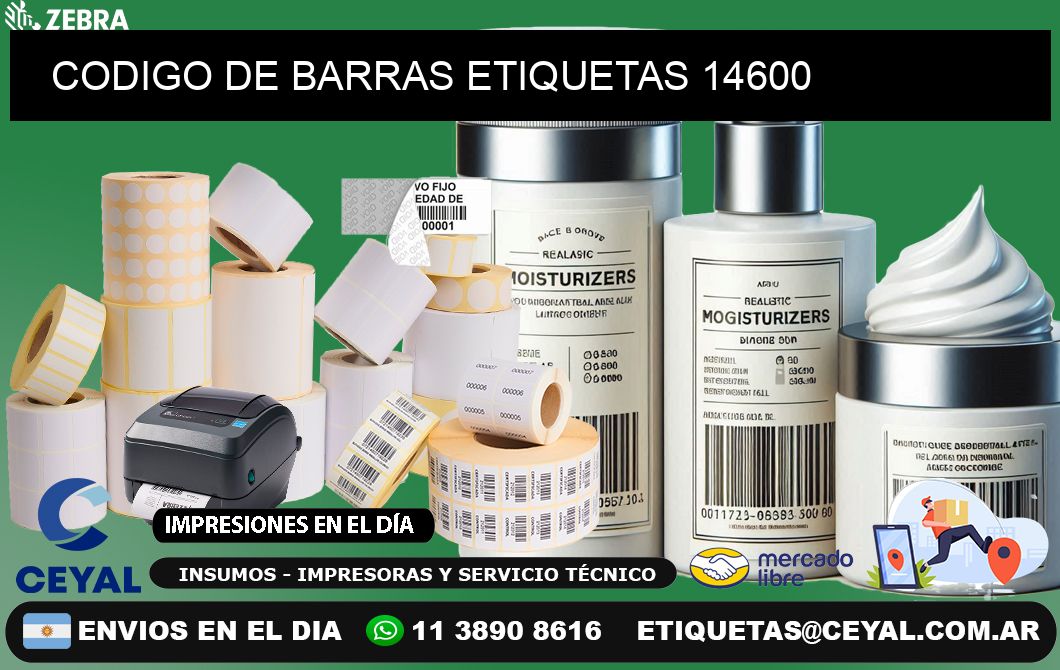 CODIGO DE BARRAS ETIQUETAS 14600