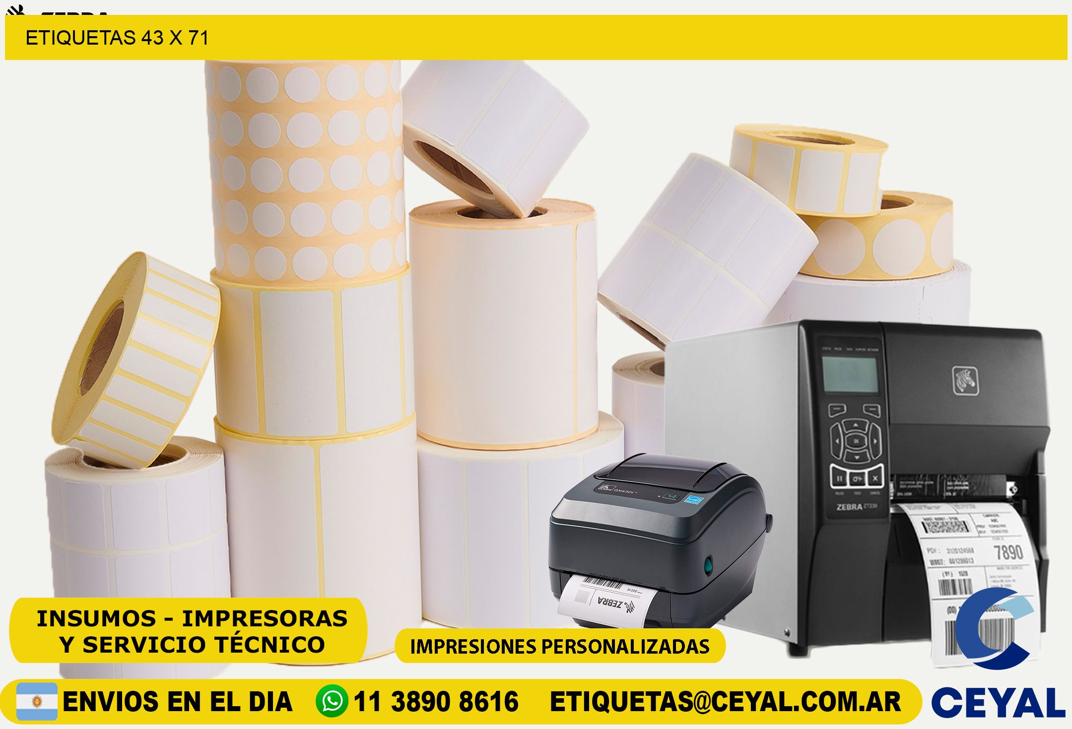 ETIQUETAS 43 x 71
