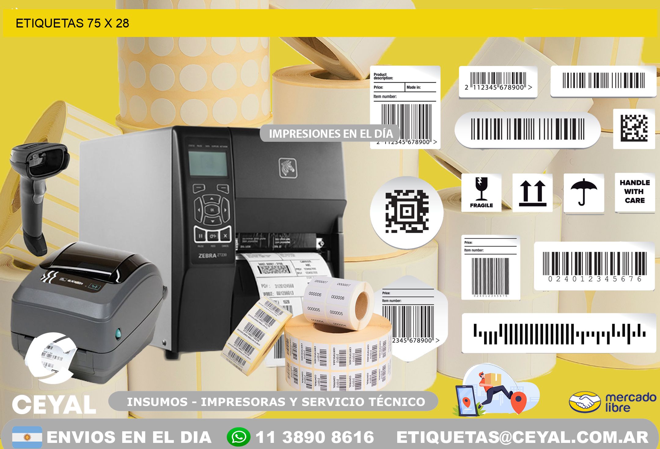 ETIQUETAS 75 x 28
