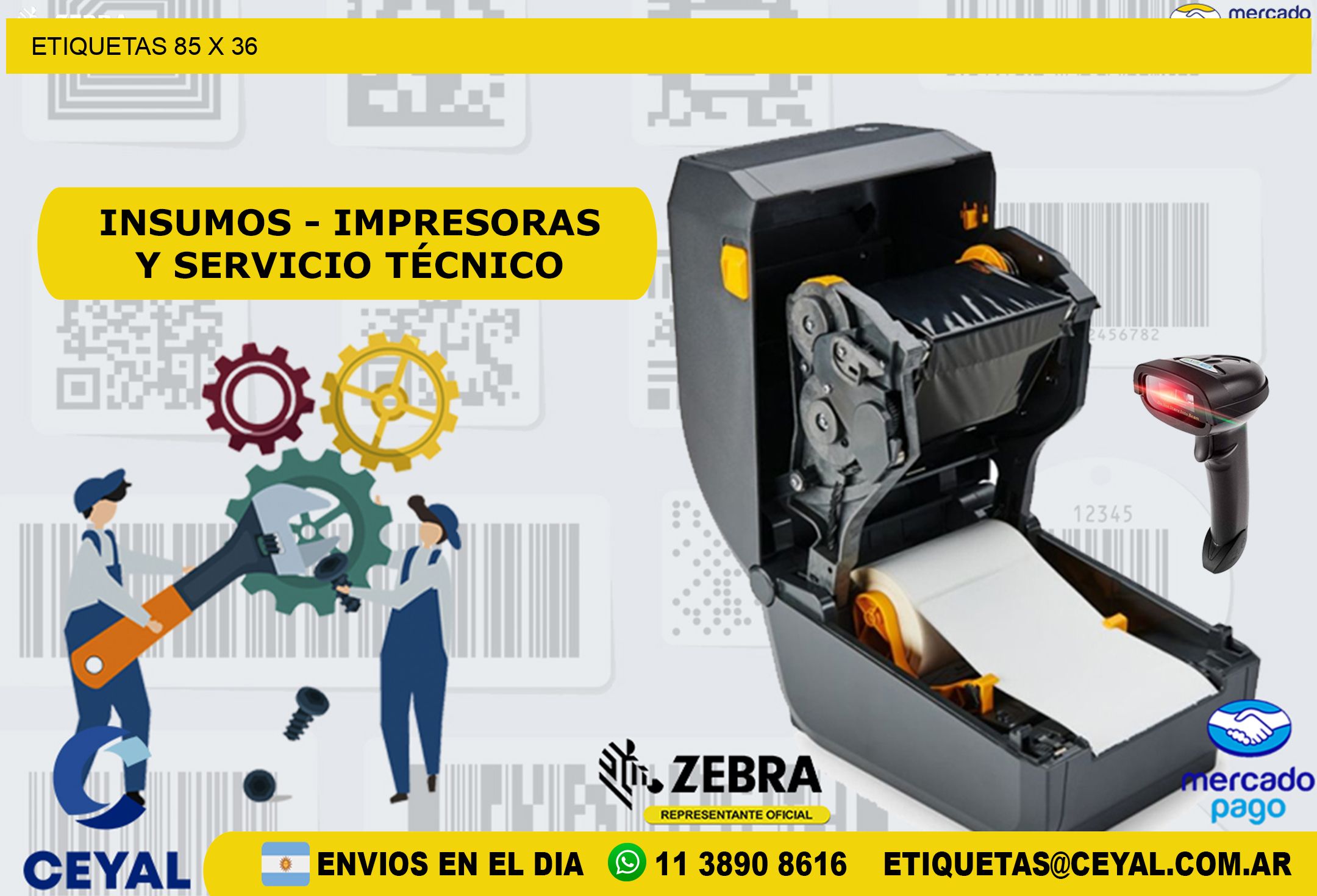 ETIQUETAS 85 x 36